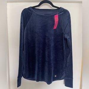 NWT Lilly Pulitzer Luxletic velvet pullover
